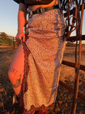 Cheetah Slip Skirt