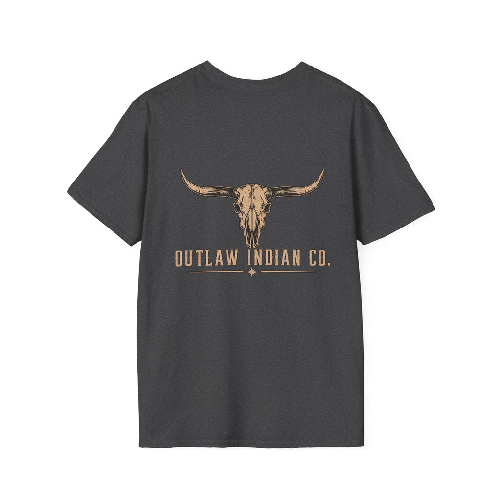 Unisex Longhorn Minimalist Tee — Small Chest Logo