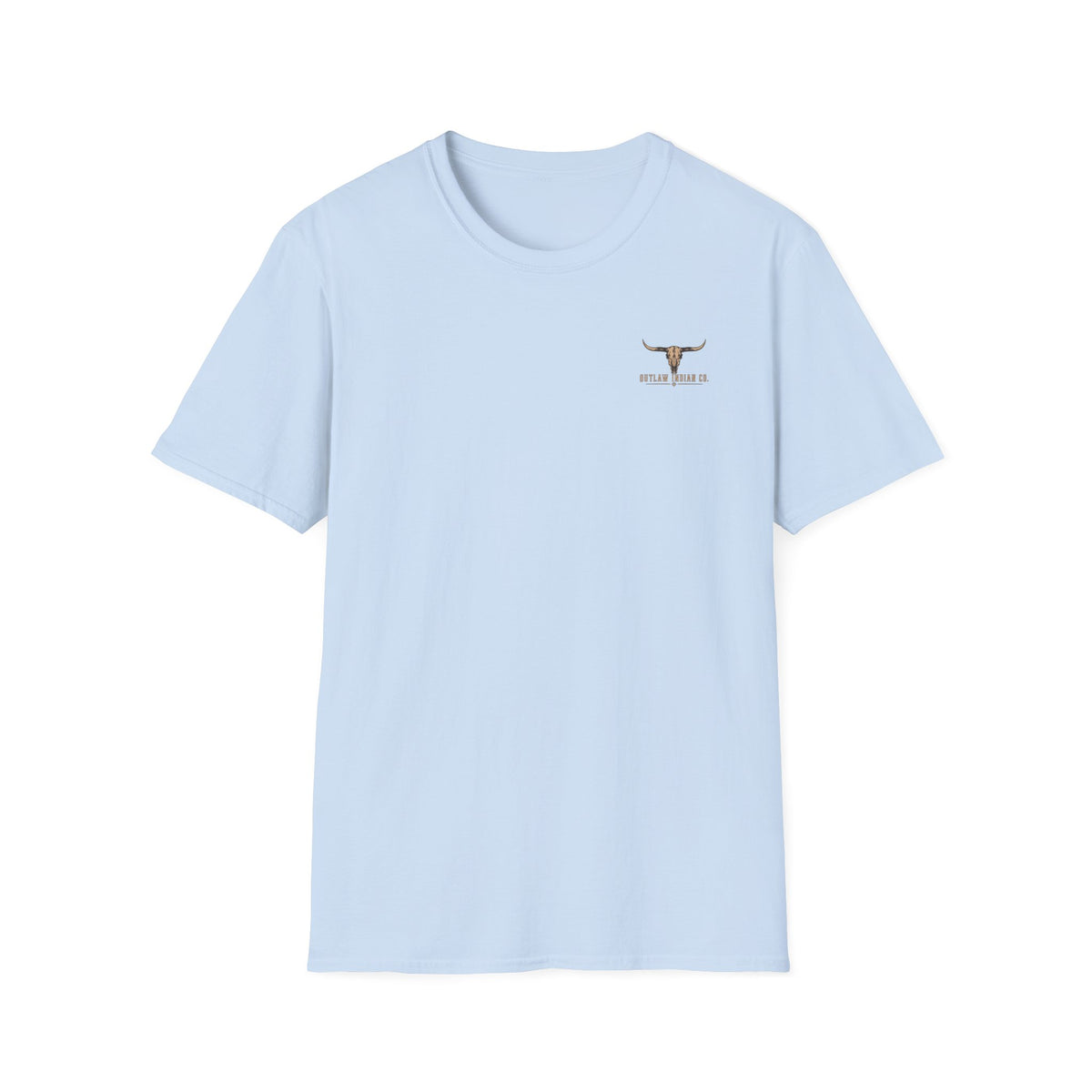 Unisex Longhorn Minimalist Tee — Small Chest Logo