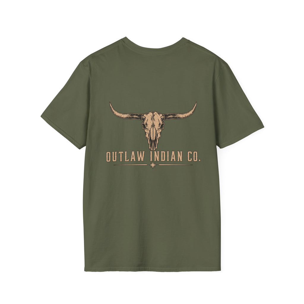 Unisex Longhorn Minimalist Tee — Small Chest Logo