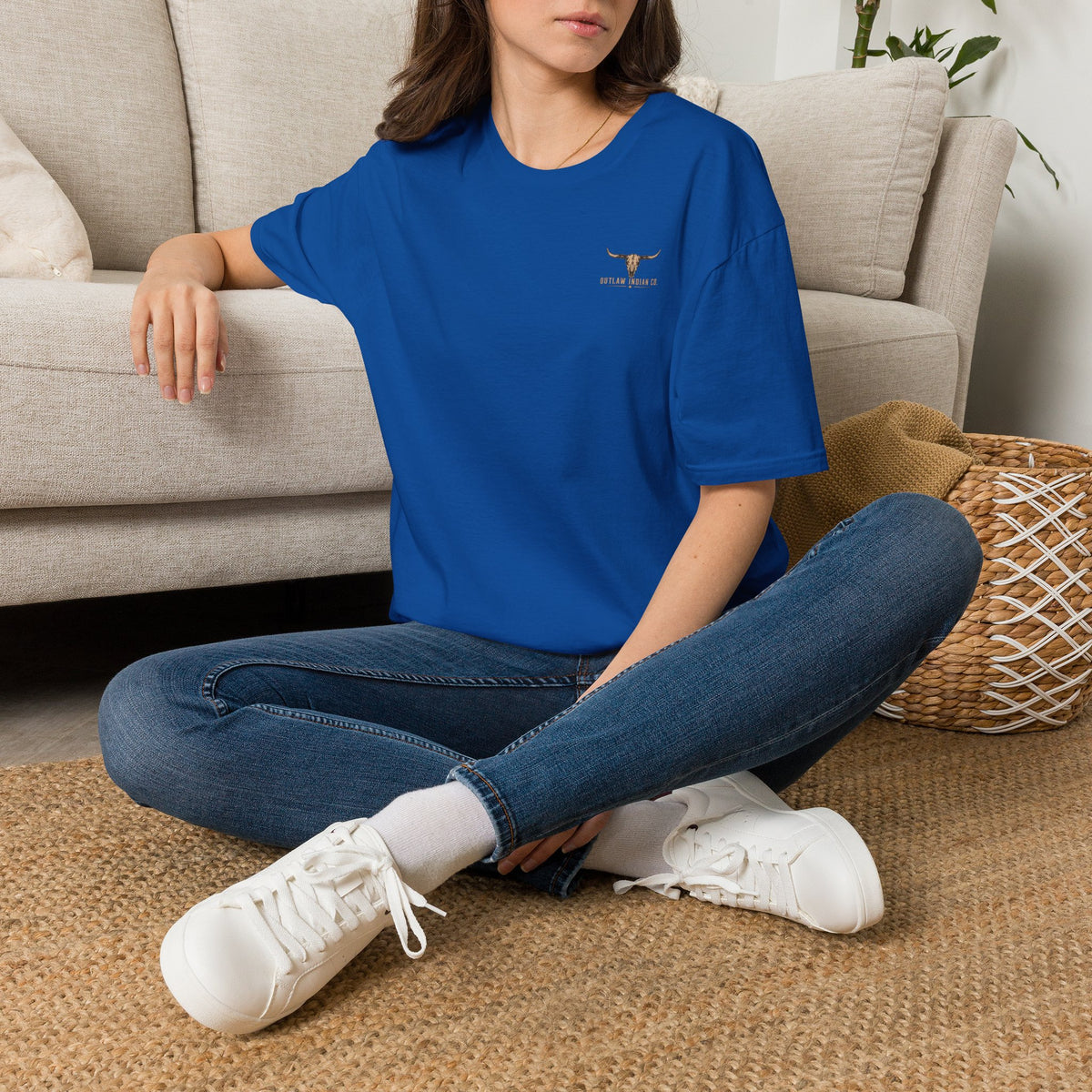 Unisex Longhorn Minimalist Tee — Small Chest Logo