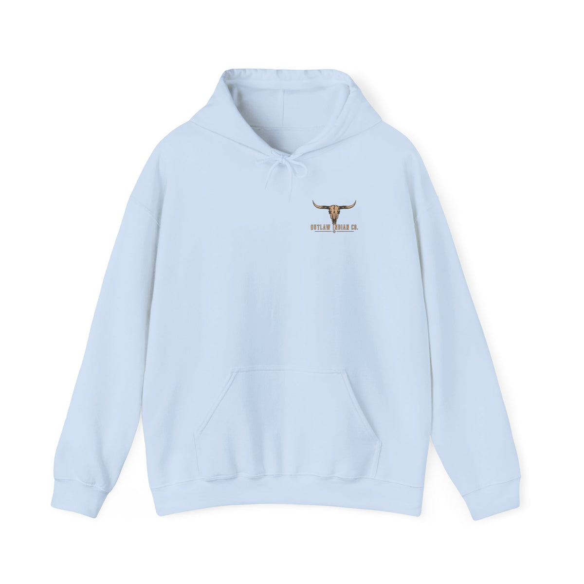 Outlaw Indian Co. Vintage Western Hoodie — Desert Cowboy Graphic Pullover