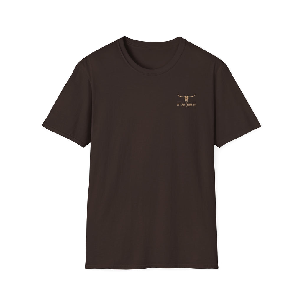 Unisex Longhorn Minimalist Tee — Small Chest Logo