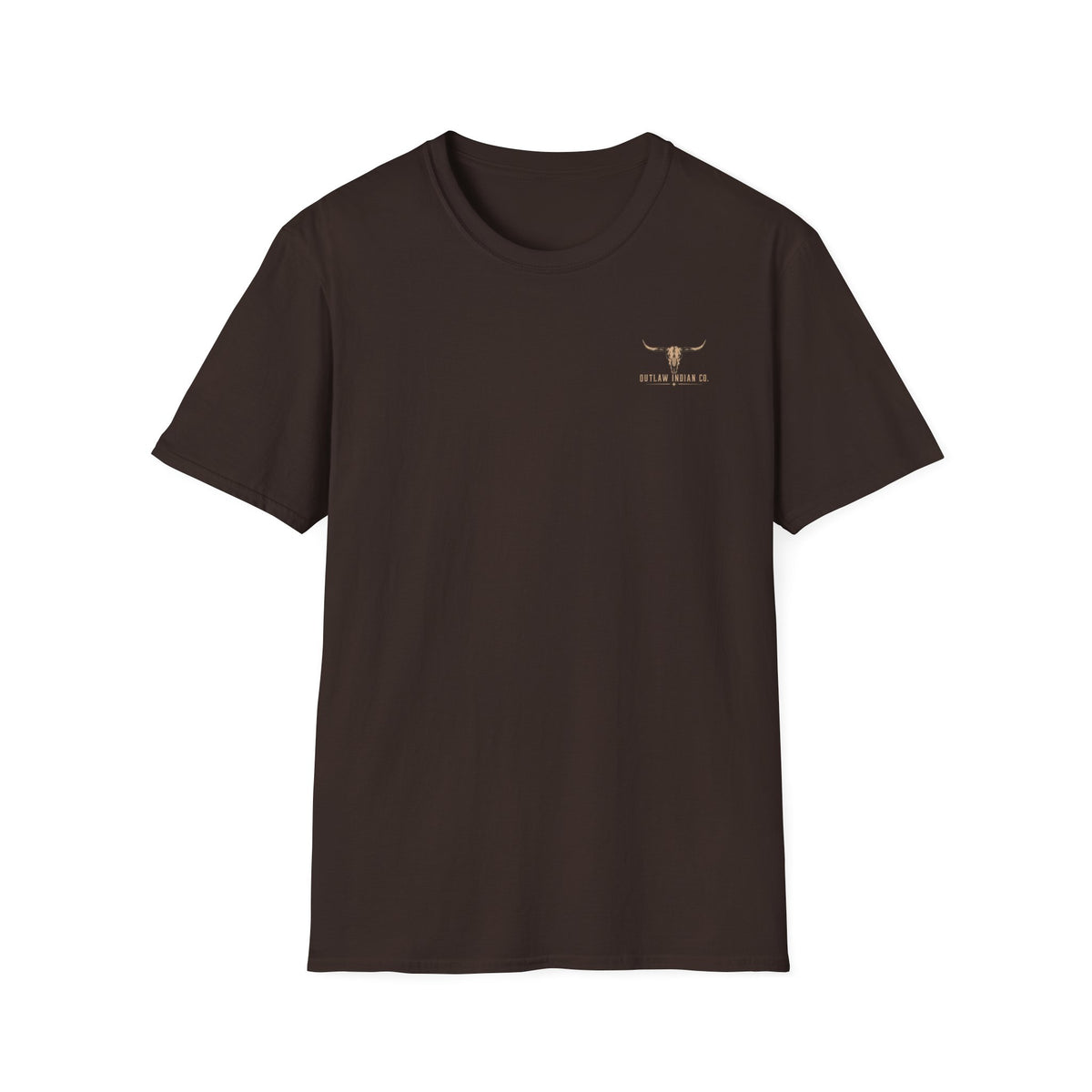 Unisex Longhorn Minimalist Tee — Small Chest Logo