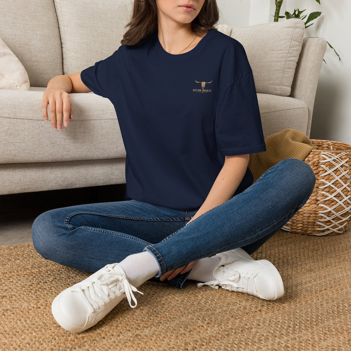 Unisex Longhorn Minimalist Tee — Small Chest Logo