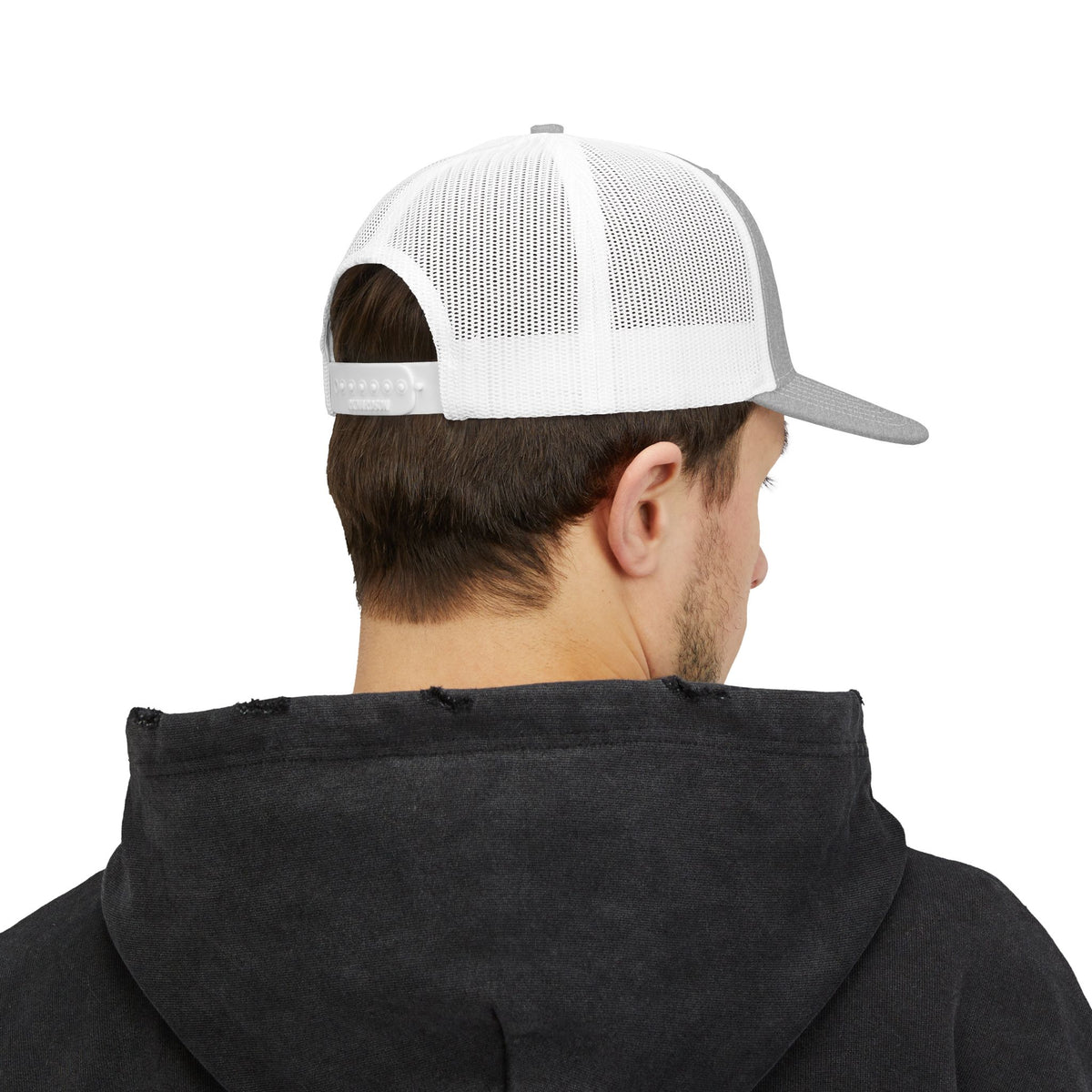 Outlaw Indian Co. Skull Trucker Cap — Distressed Western Snapback Hat