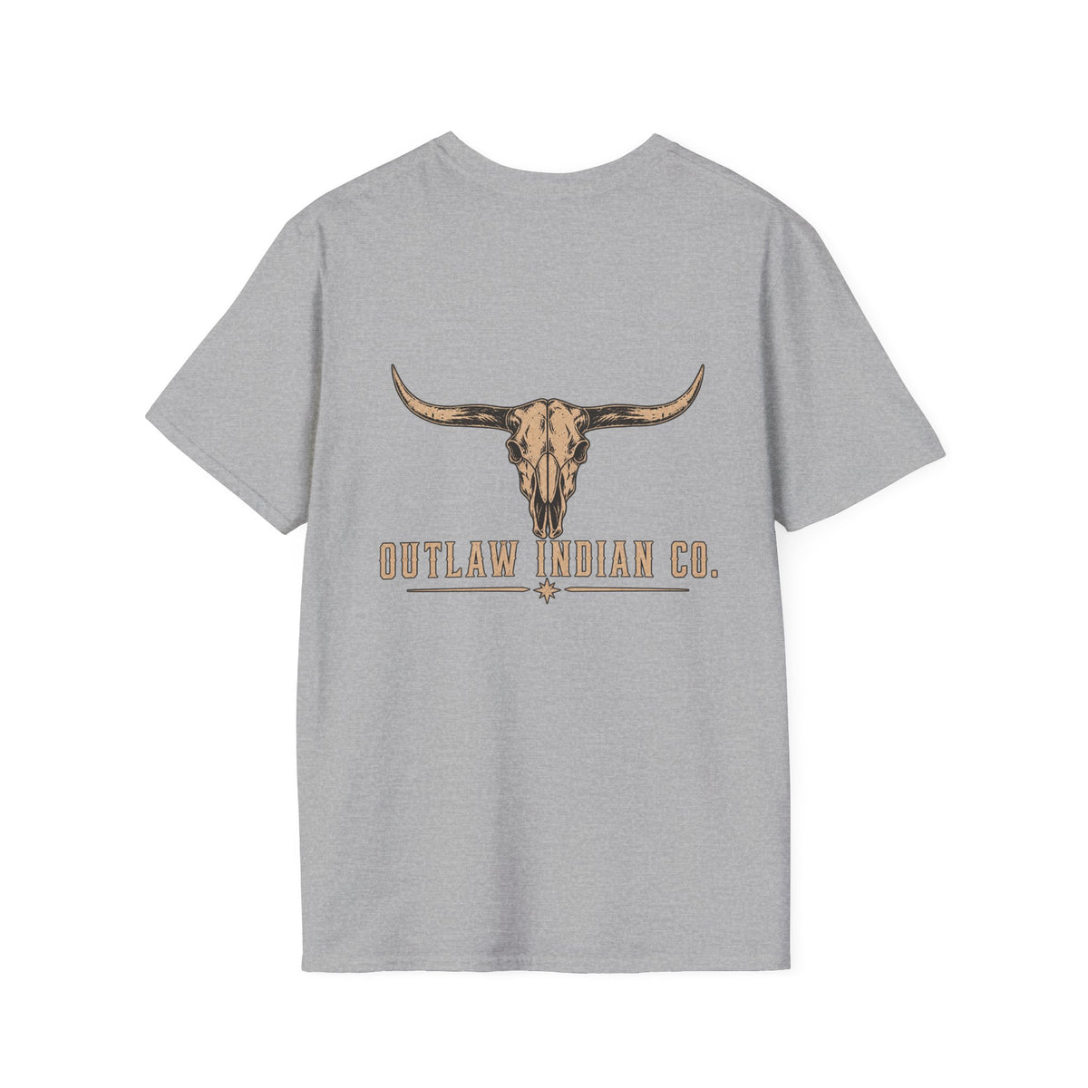 Unisex Longhorn Minimalist Tee — Small Chest Logo