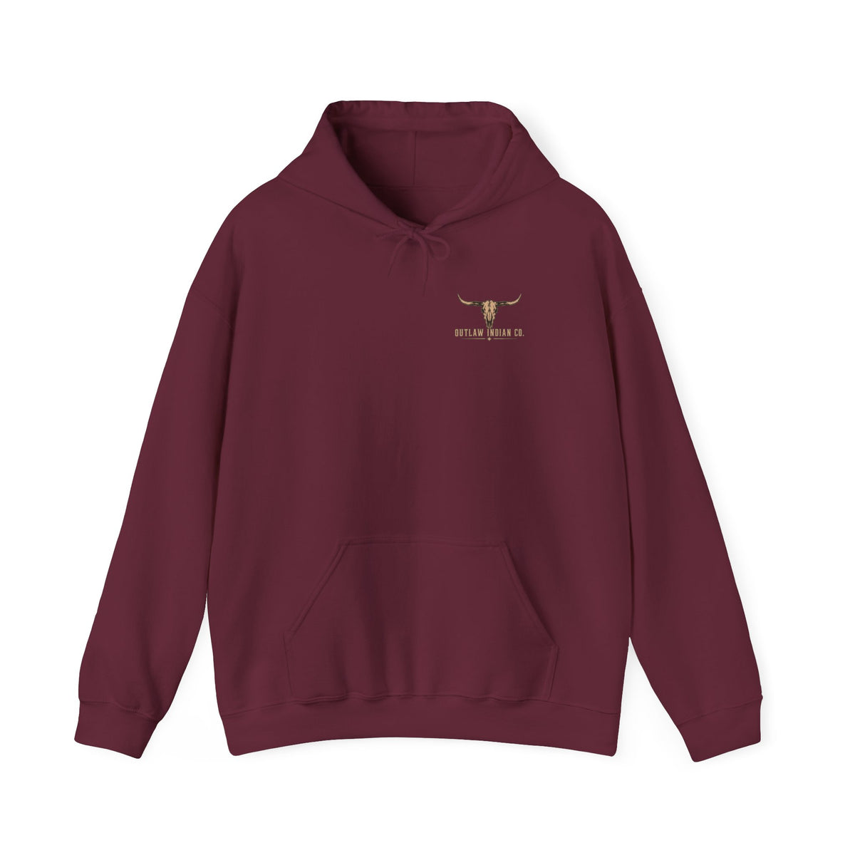 Outlaw Indian Co. Vintage Western Hoodie — Desert Cowboy Graphic Pullover