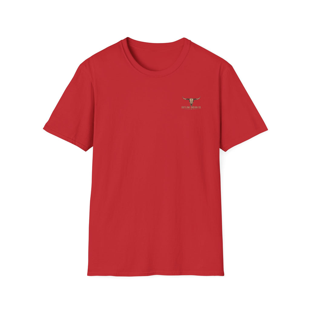 Unisex Longhorn Minimalist Tee — Small Chest Logo