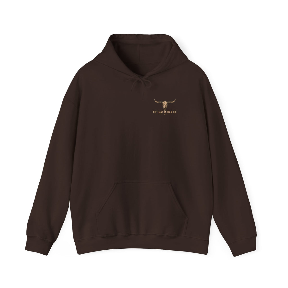 Outlaw Indian Co. Vintage Western Hoodie — Desert Cowboy Graphic Pullover