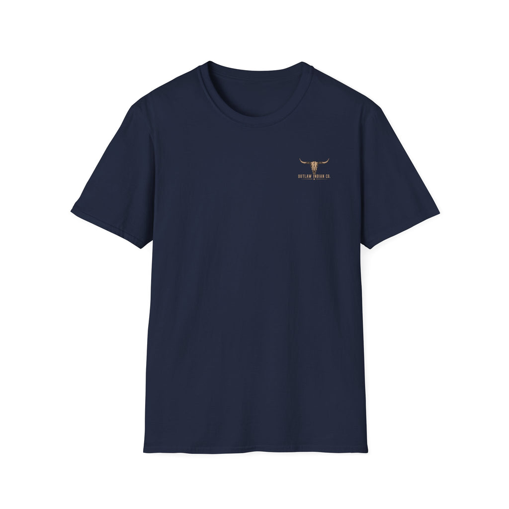 Unisex Longhorn Minimalist Tee — Small Chest Logo