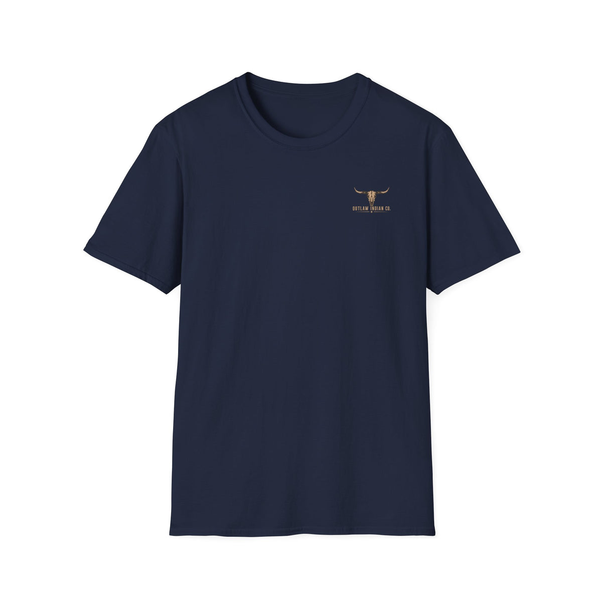 Unisex Longhorn Minimalist Tee — Small Chest Logo
