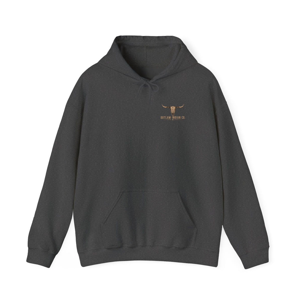 Outlaw Indian Co. Vintage Western Hoodie — Desert Cowboy Graphic Pullover