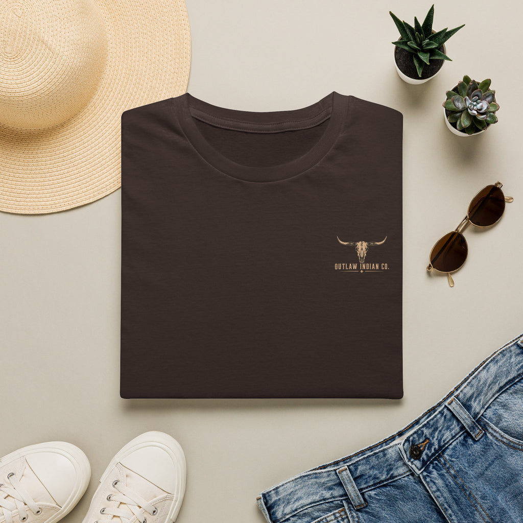 Unisex Longhorn Minimalist Tee — Small Chest Logo