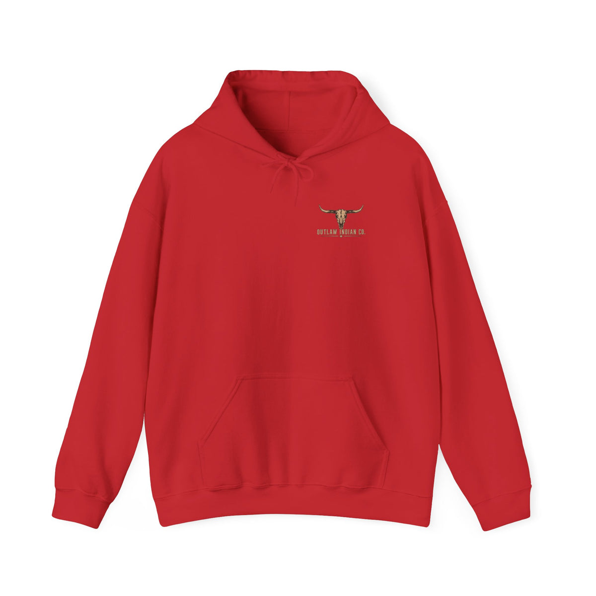 Outlaw Indian Co. Vintage Western Hoodie — Desert Cowboy Graphic Pullover
