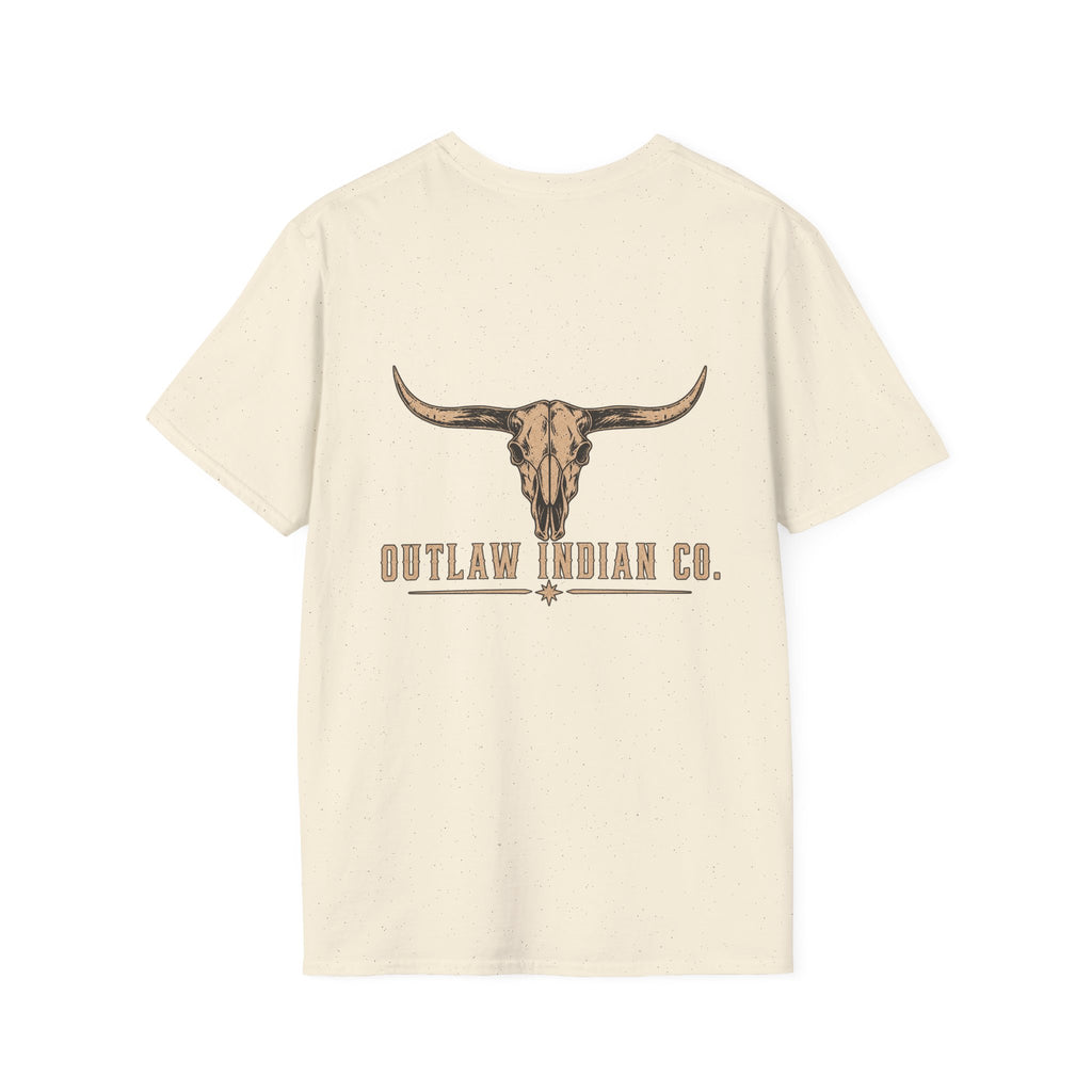 Unisex Longhorn Minimalist Tee — Small Chest Logo