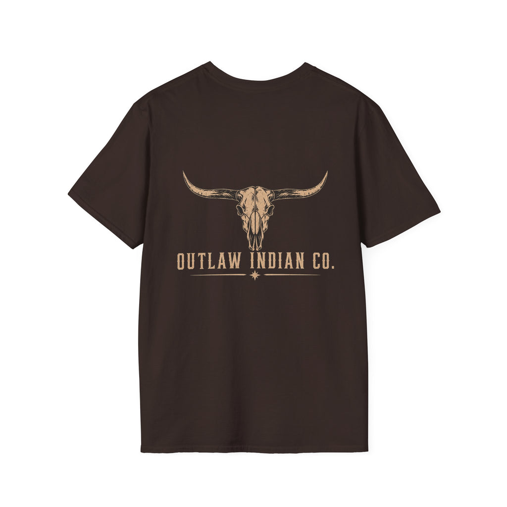 Unisex Longhorn Minimalist Tee — Small Chest Logo