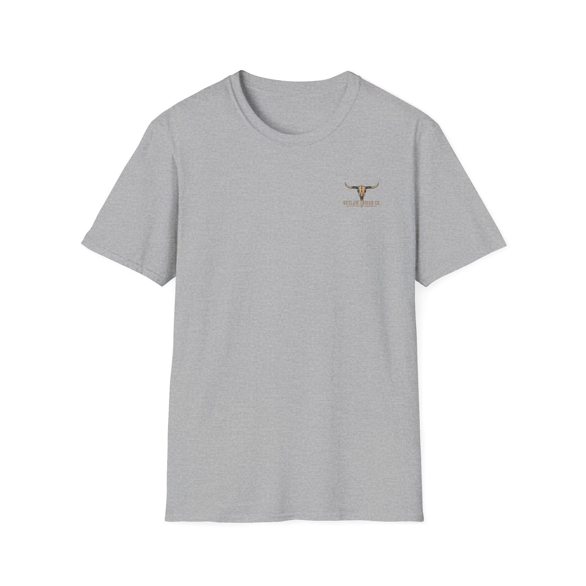 Unisex Longhorn Minimalist Tee — Small Chest Logo