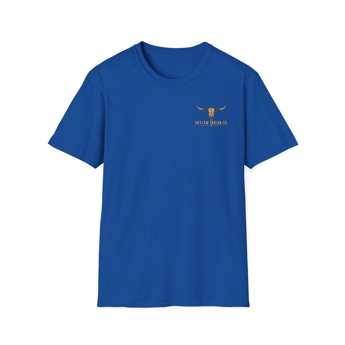 Longhorn Logo T-Shirt — Outlaw Indian Co. Western Graphic Tee