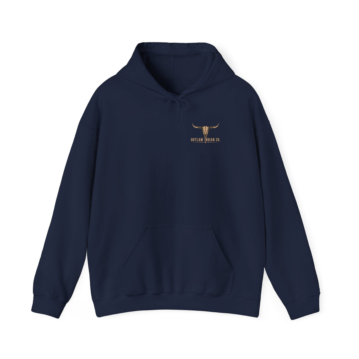 Outlaw Indian Co. Vintage Western Hoodie — Desert Cowboy Graphic Pullover