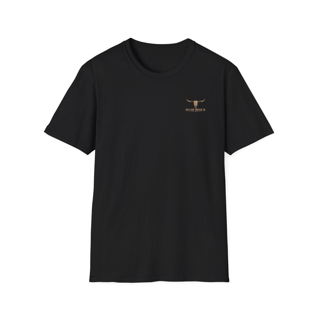Unisex Longhorn Minimalist Tee — Small Chest Logo