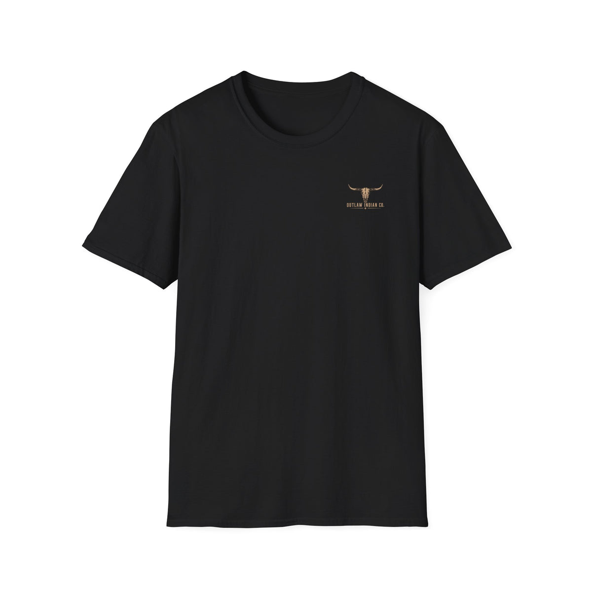 Unisex Longhorn Minimalist Tee — Small Chest Logo