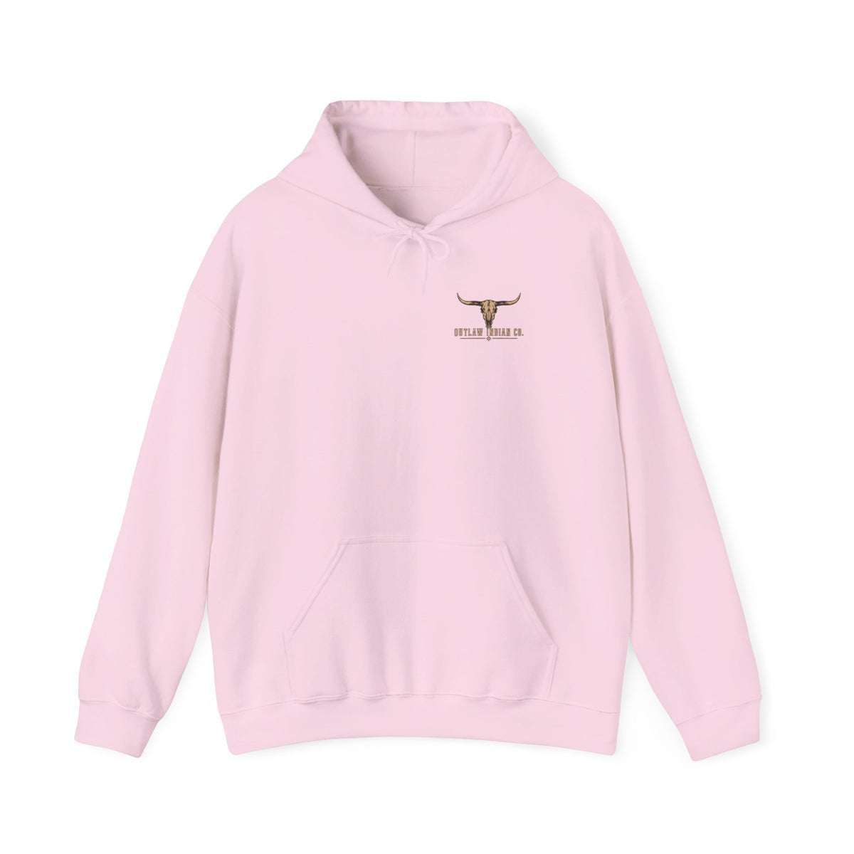 Outlaw Indian Co. Vintage Western Hoodie — Desert Cowboy Graphic Pullover