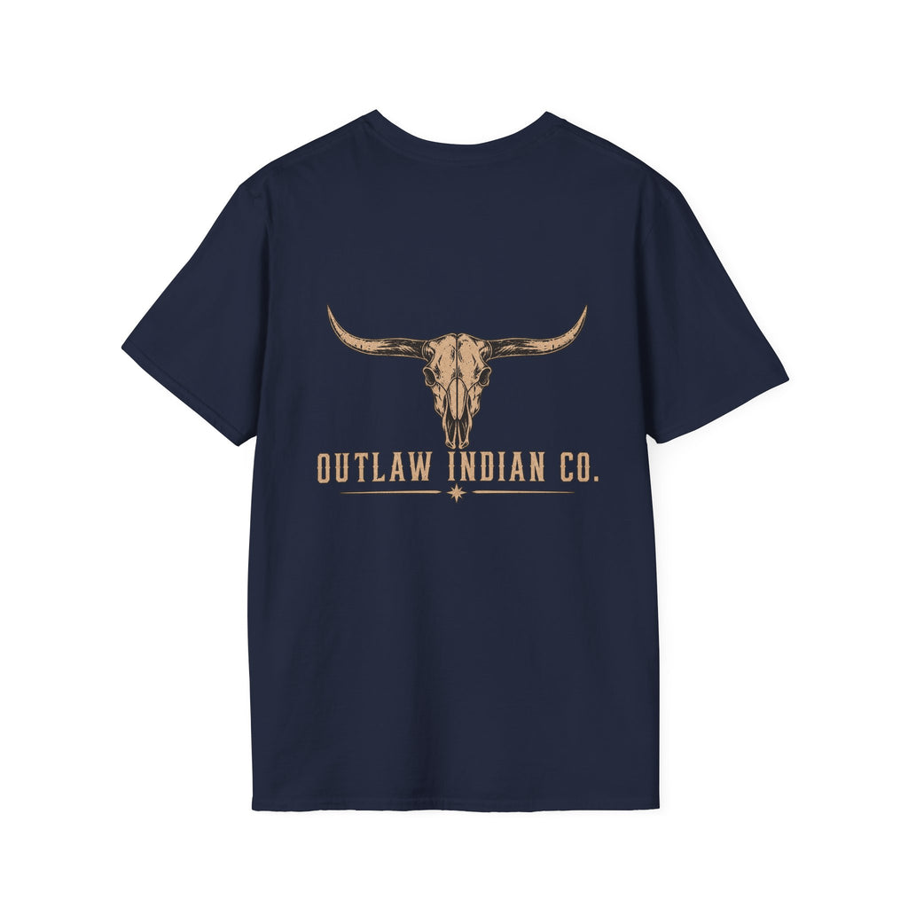 Unisex Longhorn Minimalist Tee — Small Chest Logo