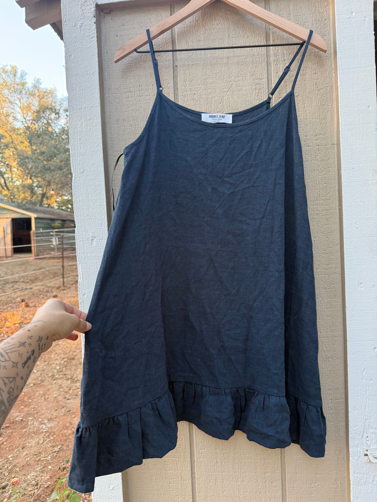 Blue dress