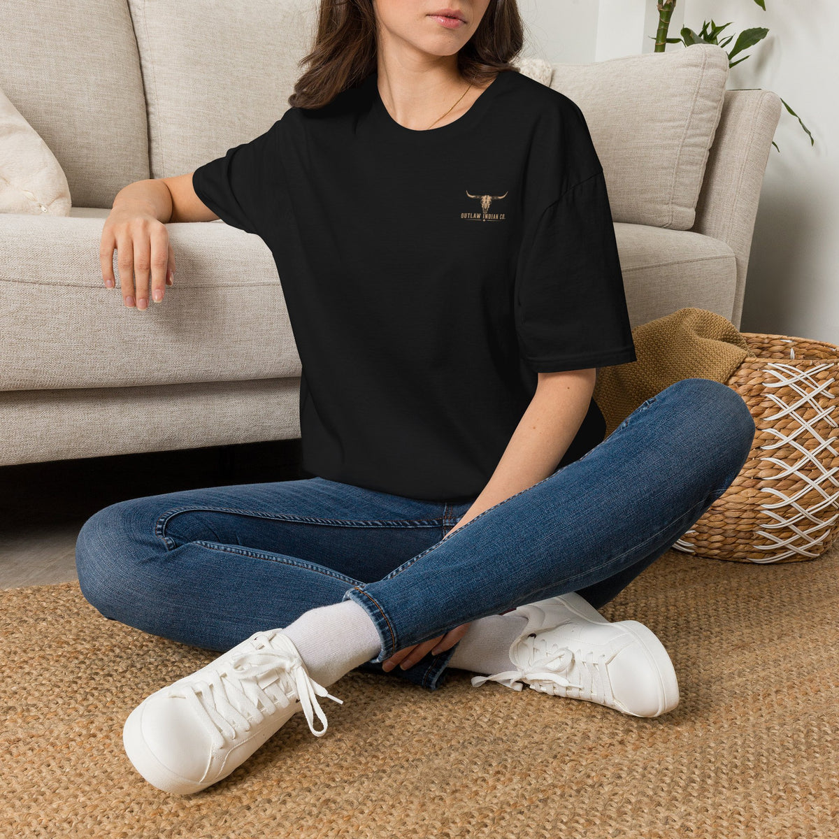 Unisex Longhorn Minimalist Tee — Small Chest Logo