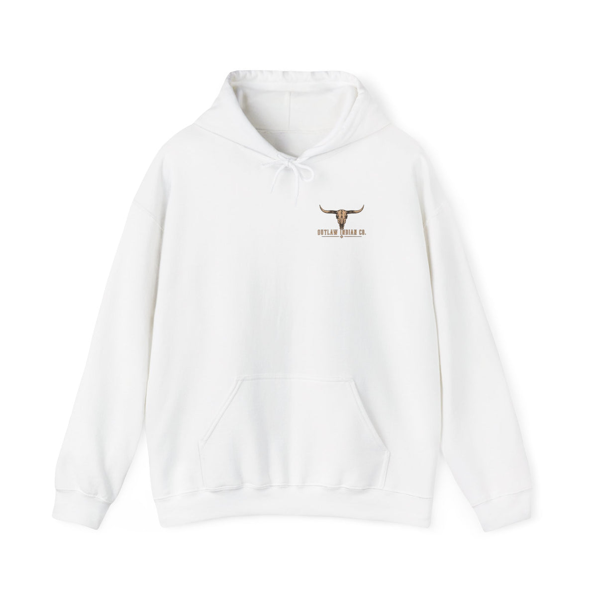 Outlaw Indian Co. Vintage Western Hoodie — Desert Cowboy Graphic Pullover