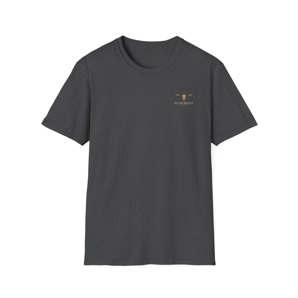 Unisex Longhorn Minimalist Tee — Small Chest Logo