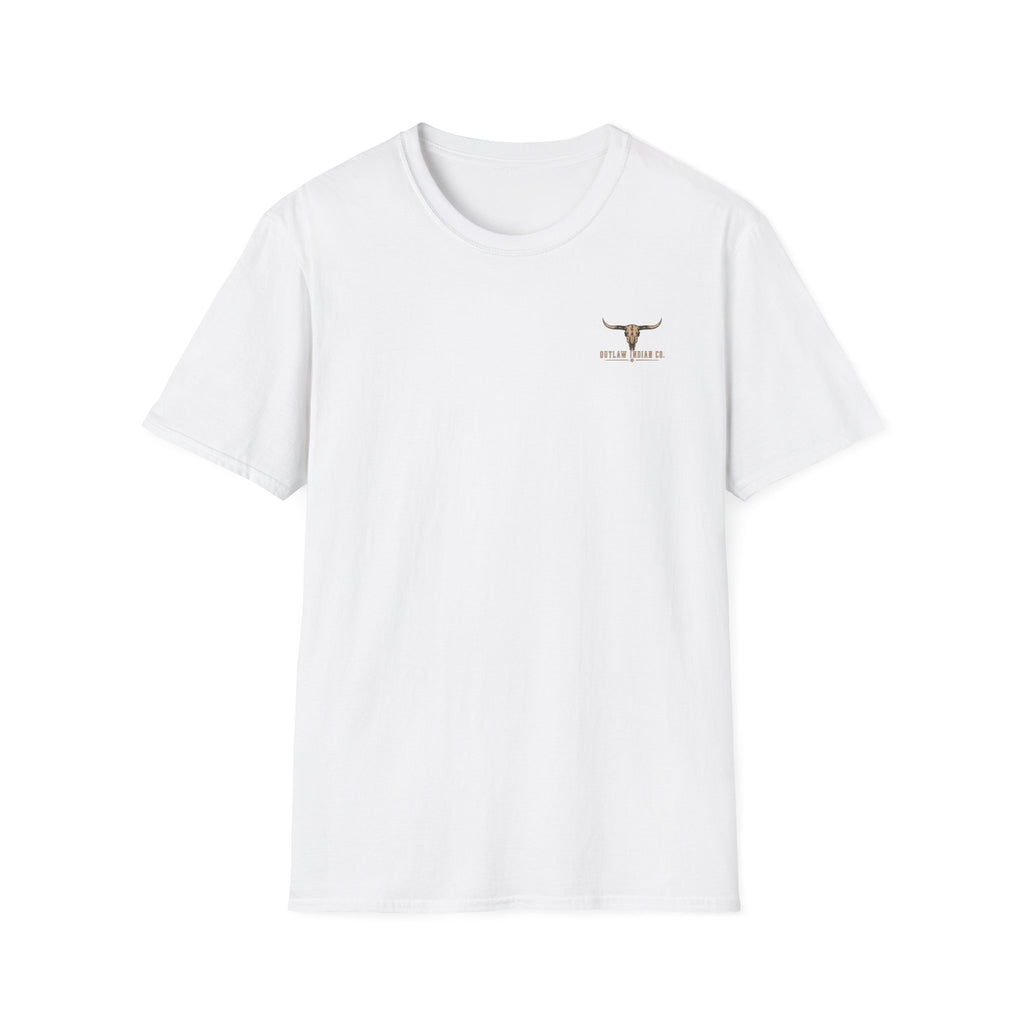 Unisex Longhorn Minimalist Tee — Small Chest Logo