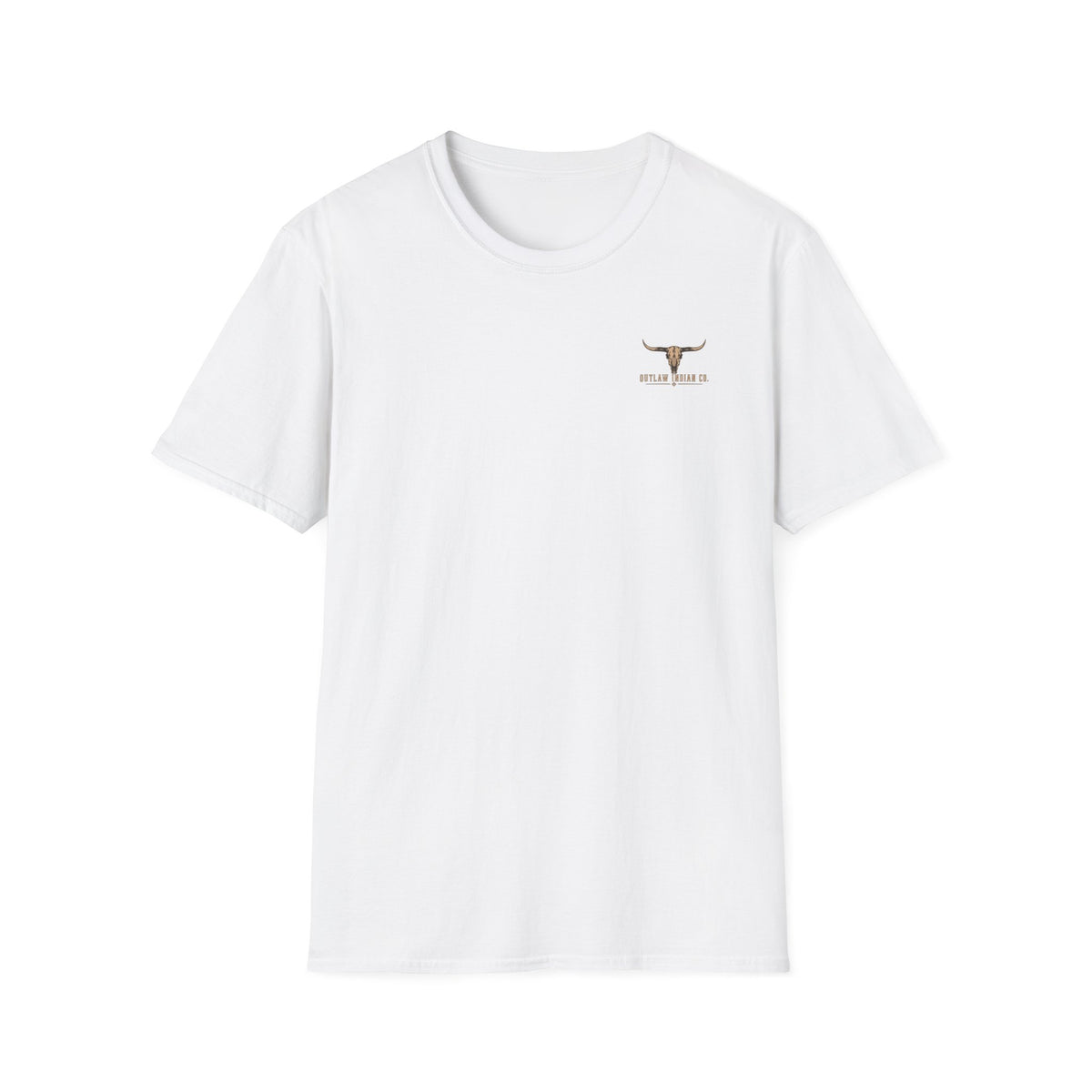 Unisex Longhorn Minimalist Tee — Small Chest Logo