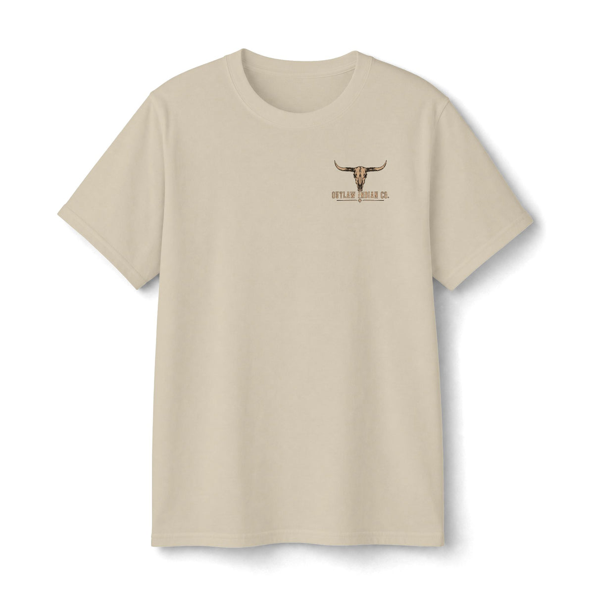 Youth Tee — Outlaw Indian Co. Longhorn Skull Graphic