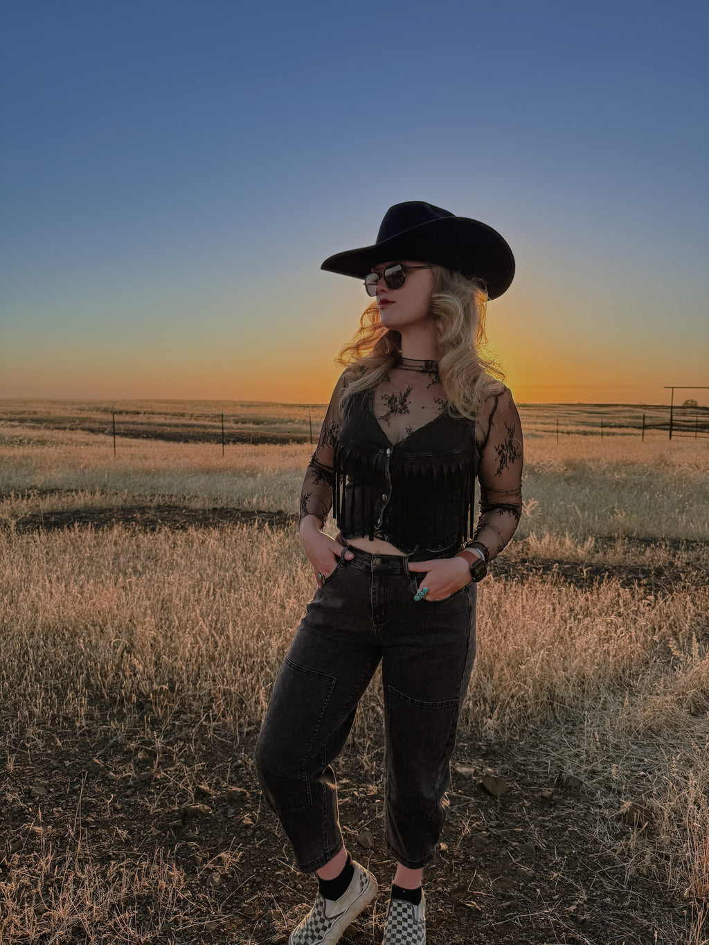 Black Barrel Jeans