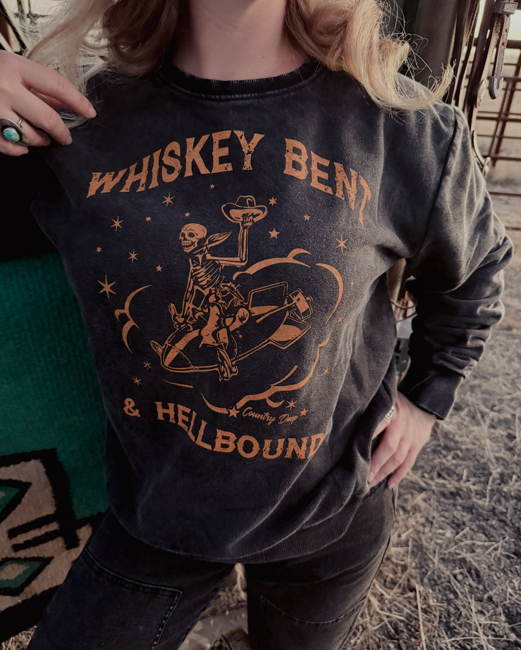 Whiskey Bent & Hell Bound Sweater